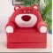 Plush 3-in-1 Foldable Kids Sofa, Moose