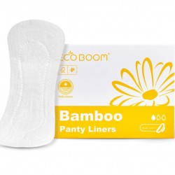 Eco Boom Ultra Thin Bamboo Panty Liners, 30 Count Eco Boom Ultra Thin Bamboo Panty Liners, 30 Count