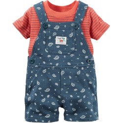 Carters 2pc Dungaree Impression Set