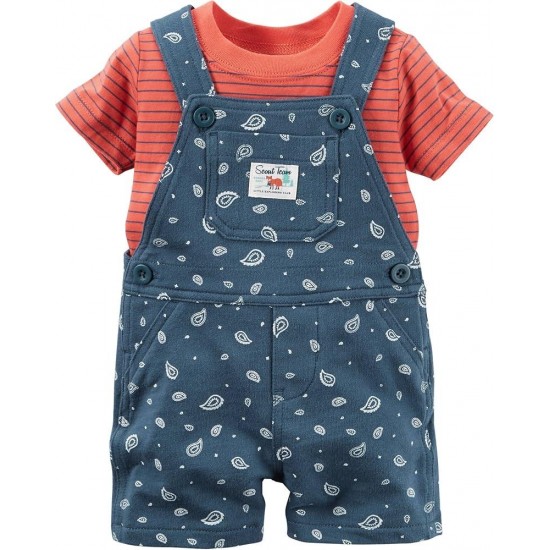 Carters 2pc Dungaree Impression Set