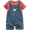 Carters 2pc Dungaree Impression Set