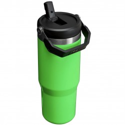 Stanley IceFlow Flip Straw Tumbler, Neon Green