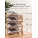 Bear Multi Layer Toy Bin with Book Shelf, Pink