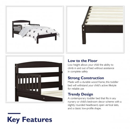 Baby Relax Jackson Toddler Bed, Espresso