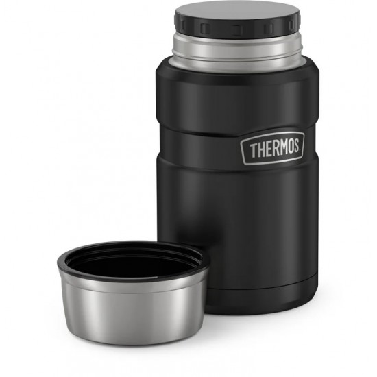Thermos King 24oz Food Jar, Black