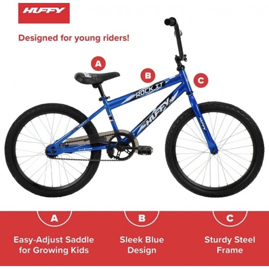 Huffy Rock It Bike, 20 inches, Preassembled