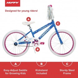 Huffy Sea Star Kids Bike, 20 inches, Preassembled 