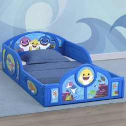 Delta Toddler Baby Shark Plastic Sleep and Play Bed Delta Toddler Baby Shark Plastic Sleep and Play Bed