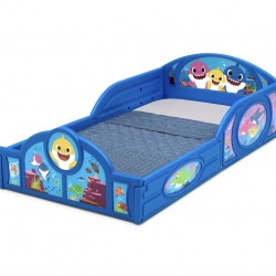 Delta Toddler Baby Shark Plastic Sleep and Play Bed Delta Toddler Baby Shark Plastic Sleep and Play Bed