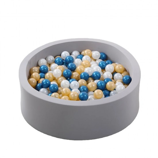 Bubbas Large Foam Ball Pit with Removable Velvet Cover & 50 Balls, Grey Bubbas Large Foam Ball Pit with Removable Velvet Cover & 50 Balls, Grey