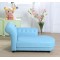 Chaise Lounge Sofa with Armrest, Blue