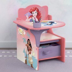 Delta Chair Desk With Storage, Princess Delta Chair Desk With Storage, Princess
