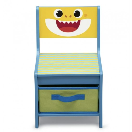 Delta Kids Wood Desk and Chair Set, Baby Shark