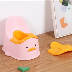 Ducky Potty with Lid, Pink