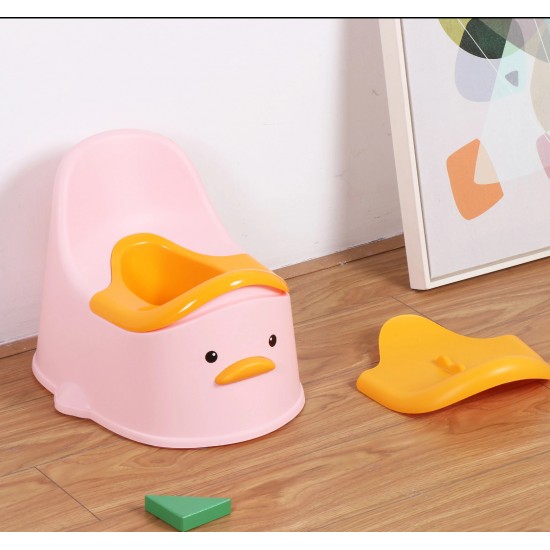 Ducky Potty with Lid, Pink Ducky Potty with Lid, Pink