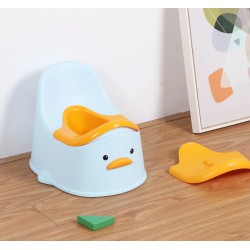 Ducky Potty with Lid, Blue Ducky Potty with Lid, Blue