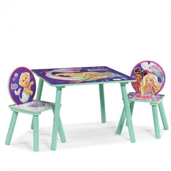 Disney Barbie Table & Chair Set
