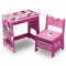 Delta Kids Wood Desk and Chair Set, Minnie Mouse