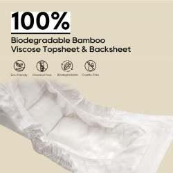Eco Boom Bamboo Viscose Organic Diaper 15pcs Diaper in a Bag, Large 9-14kg Eco Boom Bamboo Viscose Organic Diaper 15pcs Diaper in a Bag, Large 9-14kg