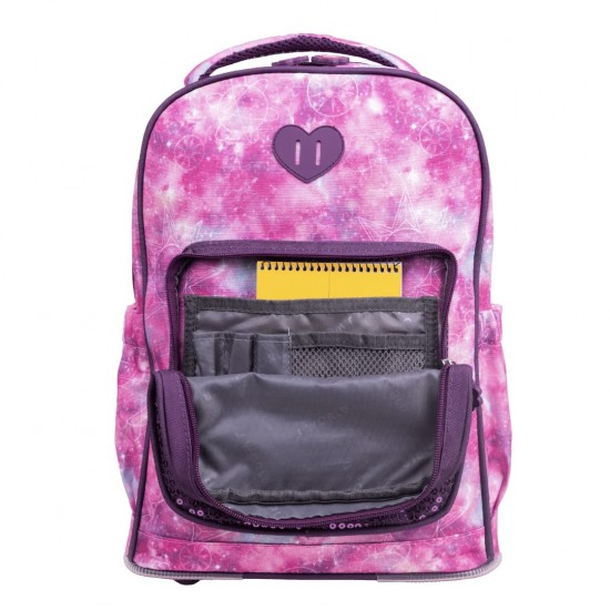 J World 15inches Sparkle Kids Rolling, Purple Galaxy J World 15inches Sparkle Kids Rolling, Purple Galaxy
