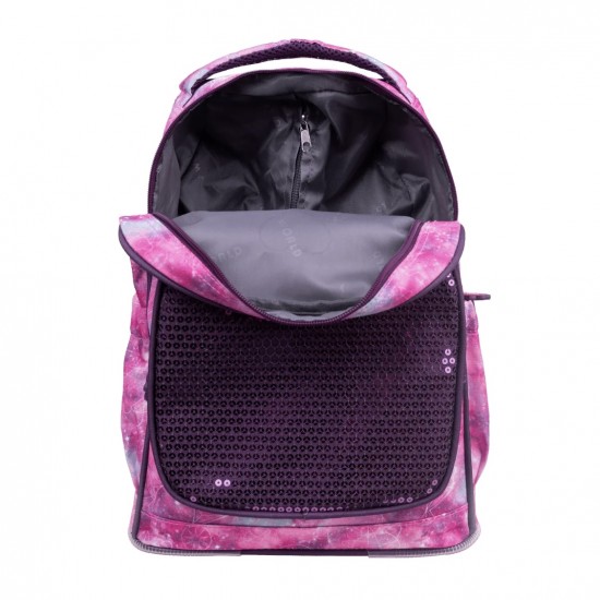 J World 15inches Sparkle Kids Rolling, Purple Galaxy J World 15inches Sparkle Kids Rolling, Purple Galaxy