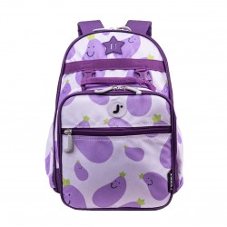 J World 16inch Duet Backpack & Lunch Bag- Mr Eggplant