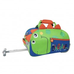 J World Kids Travel Duffle Bag With Wheels, T Rex
