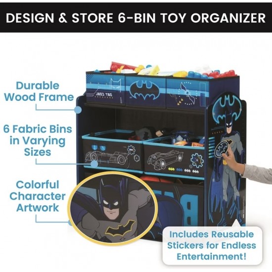 Delta Batman Room in. Box, Toddler bed, Toy Bin, Desk and Chair Set
