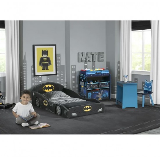 Delta Batman Room in. Box, Toddler bed, Toy Bin, Desk and Chair Set