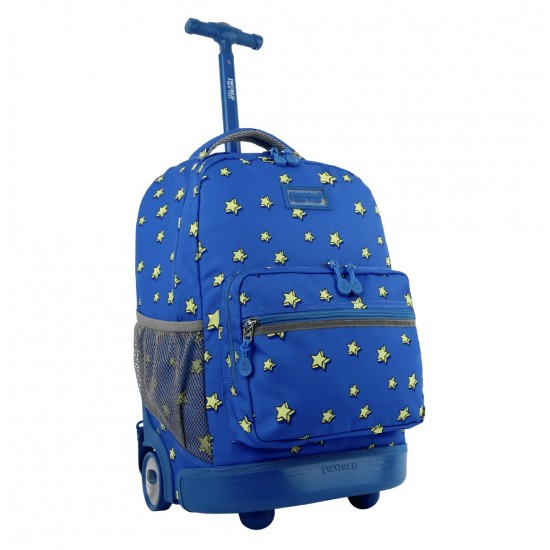 J World 18inch Rolling Backpack, Little Stars J World 18inch Rolling Backpack, Little Stars