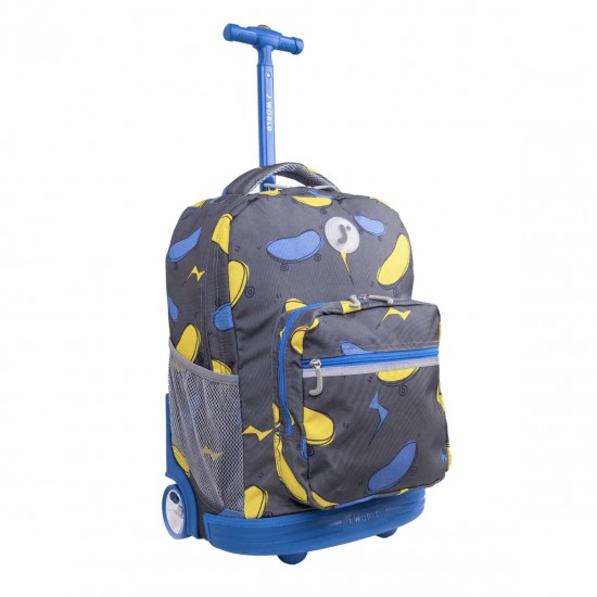 J World 18inch Rolling Backpack, LiteBoard