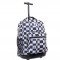 J World 18inch Rolling Backpack, Icon Checkers