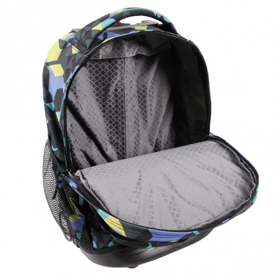 J World 18inch Rolling Backpack- Cubes