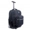J World 18inch Rolling Backpack, Black