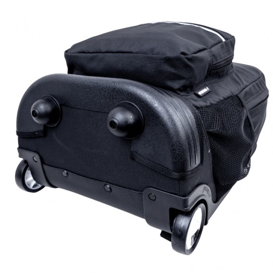 J World 18inch Rolling Backpack, Black