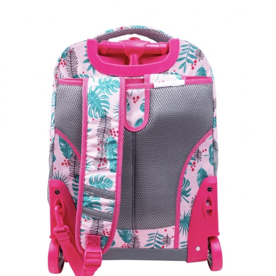 J World 18inch Rolling Backpack, Palm Leaves J World 18inch Rolling Backpack, Palm Leaves
