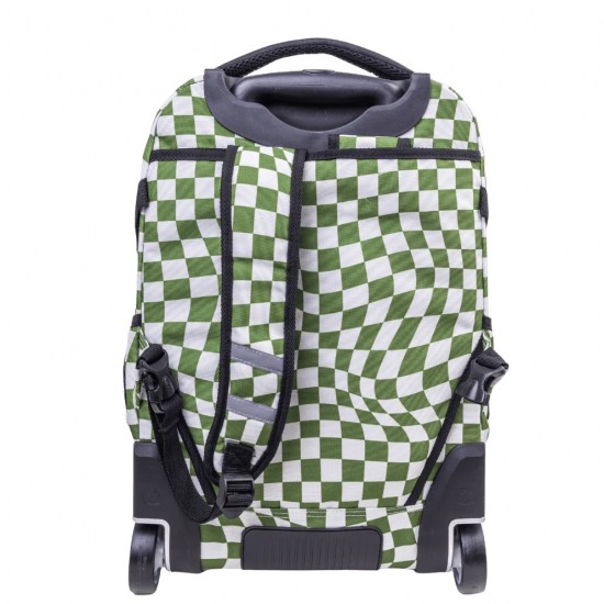 J World Lunar Laptop Rolling Backpack 19.5 Inch, Matcha Checkers J World Lunar Laptop Rolling Backpack 19.5 Inch, Matcha Checkers