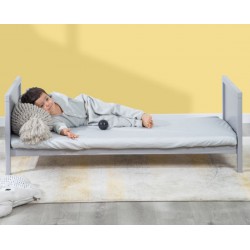 Allen Balham 5 in 1 Convertible Crib, Grey