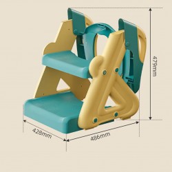 BUBBAS Potty Training Toilet Seat with Step Ladder, Sturdy, Pink/Purple BUBBAS Potty Training Toilet Seat with Step Ladder, Sturdy, Pink/Purple