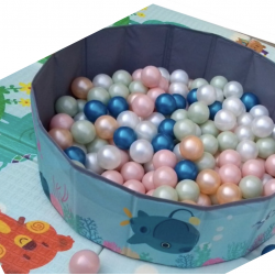 Ball Pit with 50pcs Ocean Balls, Ocean Friends