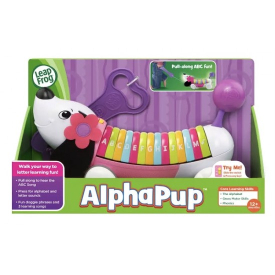 LeapFrog Alphapup Learning Toy, Pink