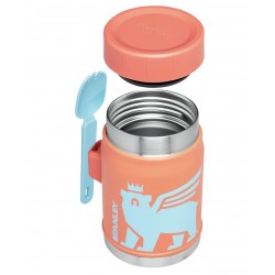Stanley Wild Imagination Food Jar + Spork, 414ml Grapefruit 