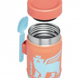 Stanley Wild Imagination Food Jar + Spork, 414ml Grapefruit Stanley Wild Imagination Food Jar + Spork, 414ml Grapefruit