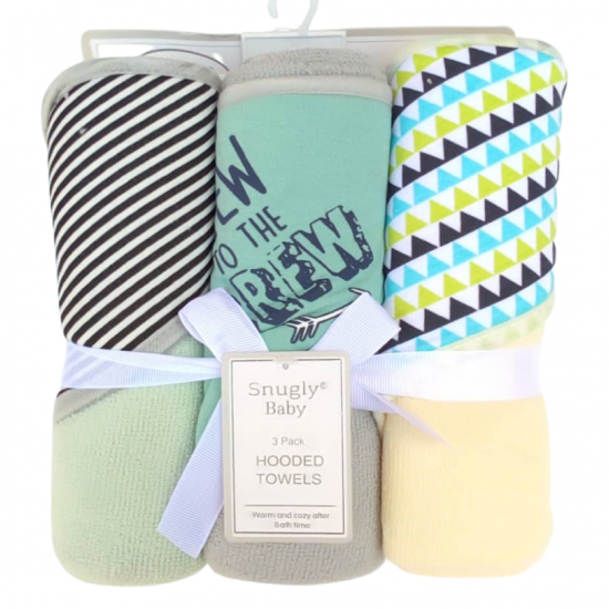 Cute Baby 3 Pack Hooded Towel Cute Baby 3 Pack Hooded Towel