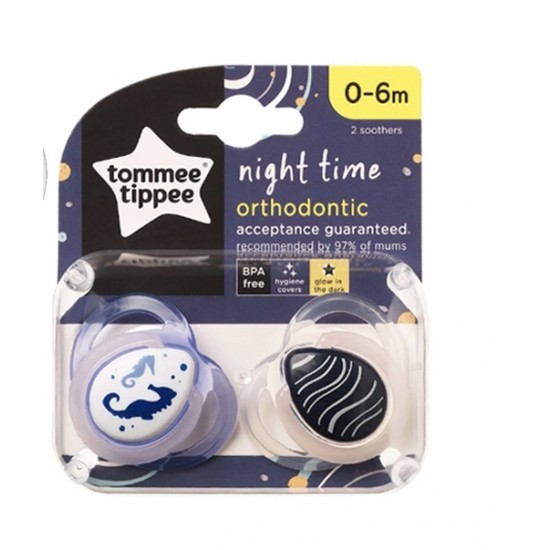 Tommee Tippee Closer to Nature Night Time Soother 0-6mo
