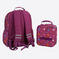 J World 16inch Duet Backpack & Lunch Bag- Stars J World 16inch Duet Backpack & Lunch Bag- Stars