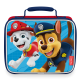 Paw Patrol Chase Plush Face 12" Backpack and Lunch Bag Set