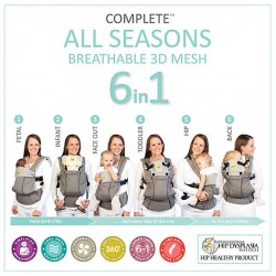 Lillebaby Complete All Seasons Breathable Mesh 3D Baby Carrier Lillebaby Complete All Seasons Breathable Mesh 3D Baby Carrier