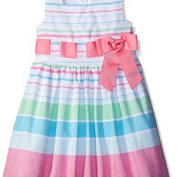 Bonnie Jean Impression Cotton Linen Dress Bonnie Jean Impression Cotton Linen Dress