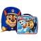 Paw Patrol Chase Plush Face 12" Backpack and Lunch Bag Set